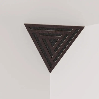 Triangle-SCIFI Acoustic Bass Trap 42x42x42cm with HDF Plate